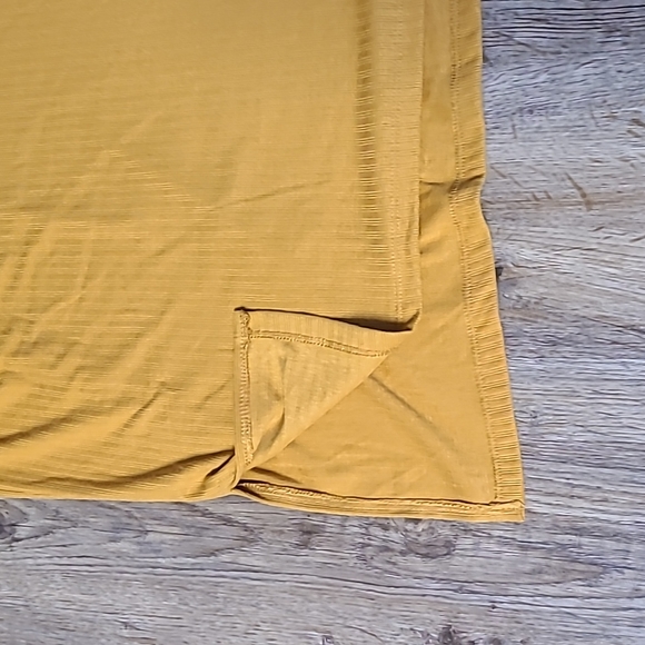 SO BRAND WOMENS MEDIUM TOP "WARM GINGER". OVER SIZED HENLEY TEE - Picture 7 of 10